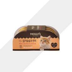 몰리스 미니캔 닭가슴살과연어 6개입 5세트, 180g