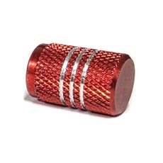 타이어밸브캡 에어캡 공기주입구 뚜껑 마개 타이어구찌, 레드, 2개