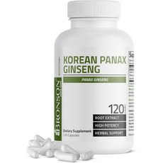 Bronson 브론슨 고려인삼 추출물 홍삼 100mg 120정, 1개