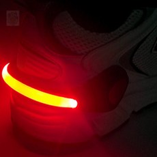 뜬구름디자인 야간 러닝 LED 신발 안전밴드 1P 신발부착LED밴드, 믹스