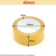 10mm-60mm 양면 접착 테이프 10meters/roll 고점도 천 베이스 그리드 Traceless 방수 섬유, 07 40mm