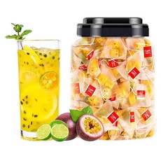 건조과일차 금귤 레몬 패션프루트 300g 600g 중국식품 JIKTEM WW5102215, 과일차 2박스  300g  총30개입