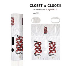 릴 하이브리드3.0 lil Hybrid 호환 궐련형 스킨 스티커 케이스, 1개, GC.화이트(073)