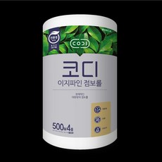 쌍용 코디 점보롤 500 공공시설 화장실 휴지 롤화장지, 500cm, 4롤, 1개
