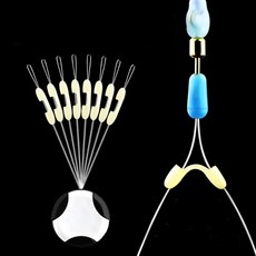 쌍바늘 벌림채비고무 줄꼬임방지 {FG-137}, 1세트