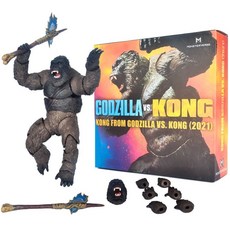 메카 고질라 대형 피규어 킹콩 기도라 공룡 장난감, SHM 전투 도끼 킹콩 관절, 1개