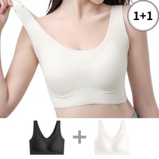 메이세컨드 심리스 노와이어 스포츠 브라 1+1