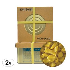 프리미엄 밤다이스 제과 7.5kg 제과용 밤통조림, 2개