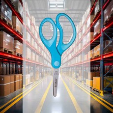 어린이용양손가위 BL 좋은가위 양손잡이 학교 왼손잡이 공작용 둥근코