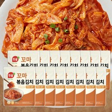 한울 여행용 소포장 꼬마 볶음김치 8+8, 16개, 100g
