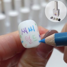 씨씨월드 컬러스케치젤 색연필젤 매트탑, 1개, 10ml, 투명