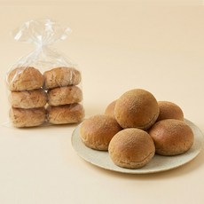 우리아이 첫 간식 통밀 모닝빵 유기농 무설탕, 50g, 6개