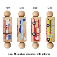 목재 핸드 벨 모빌 뮤지컬 라틀 유모차 클래식 교육용 선물, 1개, 6. A9