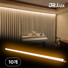 닥터룩스 간접조명 LED T5 20w 1200mm, 전구색, 10개