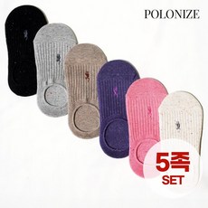 메리삭스 라벤더 자수 페이크삭스 여성 덧신 5족 세트인기상품 200060, 여성 진달래핑크