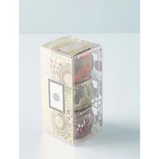 Voluspa 蠟燭森林 三入禮盒 美國香氛品牌 金耀檜木 白絲柏 季節限定, 1個, ① 柿子與紅柯巴+金耀檜木+日本蜜李