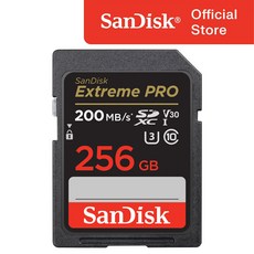 샌디스크 SD카드 SDXC Extreme Pro 익스트림 프로 UHS-I SDXXD, 256GB