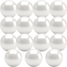 진주단추 10mm 터널형 진주알 진주콩 액세서리부자재, 1팩, 진주터널단추10mm(아이15개)