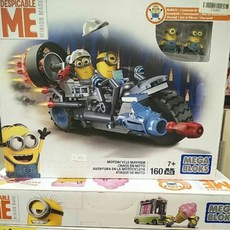 美高積木 神偷奶爸 小小兵 格魯摩托車 160pcs 7歲以上, 1個