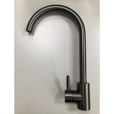 欣格衛浴 ST 廚房龍頭 台灣製造 槍灰色 銀色 無鉛龍頭 高質感 冷熱, 1個