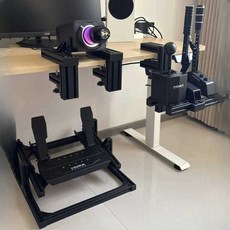 책상 레이싱휠 거치대 컨트롤러 연습 스위치 호환, 수동 변속기 핸드브레이크 테이블 클램프