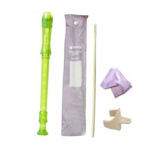 [정품] 야마하 소프라노 리코더 YRS-20G 풀세트 저먼식, 1세트, YRS20GG 그린 풀세트