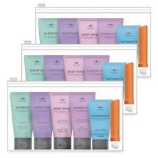 미니스 여행용세트 x 3개 여행용 세면도구 트래블키트