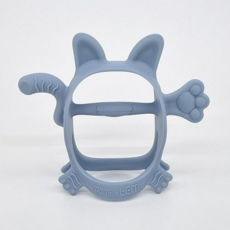 마마스템 잼잼몬스터 타이거 아기 신생아 손목치발기 백금실리콘 KC SGS USA, 4. 스모크블루, 1개, 케이스 포함