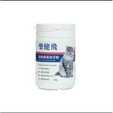 樂健飛 貓用寵物超級褐藻潔牙粉, 40g, 1個