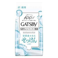 갸스비 기분좋은 페이퍼 세안 비누향 42개입, 1개