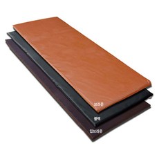 월드 일자형 레자 매트리스, 브라운, 일자형-노멀 브라운[중](82x190x4.2cm)