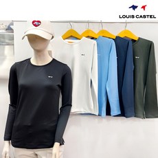 루이까스텔 여성 가을 간절기 베이직 무지 라운드 긴팔 이너티셔츠 7LDTS903