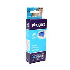 pluggerz 游泳耳塞 聲音濾波器 1大1小2副裝, 藍色, 1套
