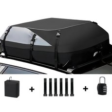 서치잇 자동차 루프백 아웃도어 방수 캐리어 루프박스 캠핑 이사 루프가방, 1개, 블랙