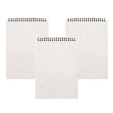 미다스 상철 모눈격자 노트 4종 3개 세트 80매 분량 타임 테이블 플래너 학습용 다이어리 웨이팅 노트, 03 상단 스프링 모눈 03 상단 스프링 모눈