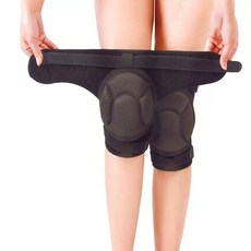 피겨 보호용품 겨울 스키 S 무릎보호대 (7510cm), G. 검정색 미끄럼 방지 스트랩 1개