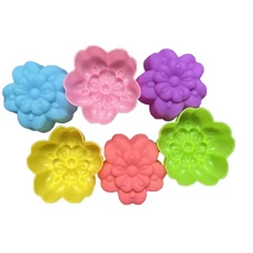 새로운 꽃 실리콘 케이크 몰드 초콜릿 라이너 DIY 주방 베이킹 도구 로트당 20 개 5cm, 01 44 5cm