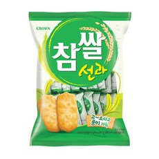 크라운 참쌀선과, 115g, 18개