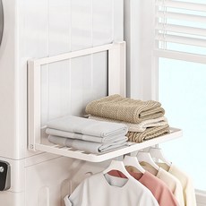 안젤로 무타공 세탁실 자석선반, 블랙, 1개