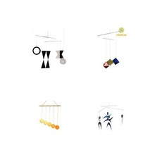 모바일 세트 시각적 경험을 위한 장난감 교육 게임 Munari/ Octahedron/ Gobbi/ Dancer, Yellow Gobbi Set