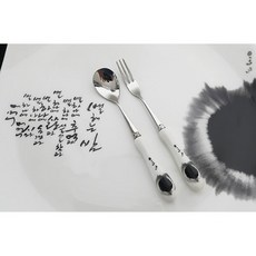 행남자기 이상봉 티포크 자기질 스테인레스304, 1개