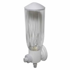 벽걸이 샴푸통 린스통 바디워시 디스펜서 1구 실버, 1개