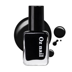 오즈네일 샤인 무드 컬러 매니큐어, 36.리얼블랙, 8ml, 1개