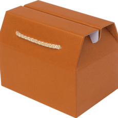 주호팩 끈손잡이 다용도 선물상자 03-2 (220x155x110), 오렌지, 10개