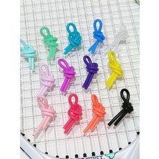 스트링 충격 완화 테니스 댐프너 라켓 진동 흡수 용품, 9. 라이트그린 4개