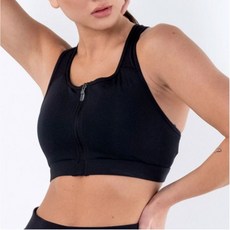 NIKE 女款拉鍊式無鋼圈運動內衣 M號