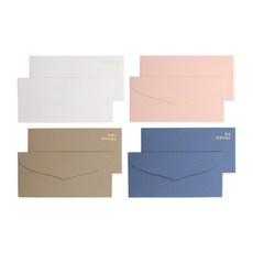 모닝글로리 1000 감사문구봉투 (가로형), 회갈, 회갈