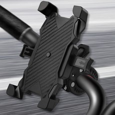 원더니즈 오토바이 자전거 핸드폰 거치대, 블랙, 1개