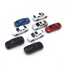 포레스 건축모형재료 디오라마 조경재료 칼라 자동차 모형, 1세트, 1:150(10p)