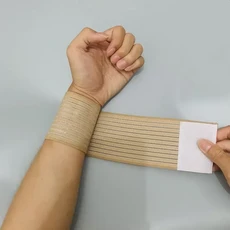 탄성 손목 다리 타이 테이프 밴드 부직포 원단 지지대 스포츠 체육관 피트니스 랩 40cm